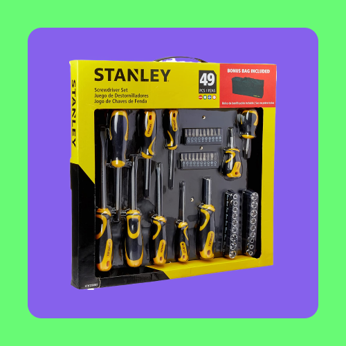 Kit de Ferramentas Stanley com Bolsa