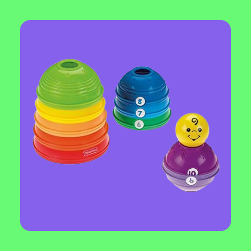 Potinhos de Empilhar e Rolar, Fisher Price