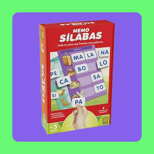 Jogos de Tabuleiro Simples para Crianças_ _Jogo da Memória_ da Grow