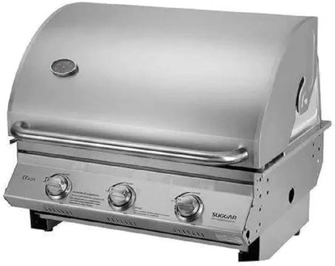 SUGGAR CHURRASQUEIRA PARA BANCADA INOX À GÁS CH3001IX
